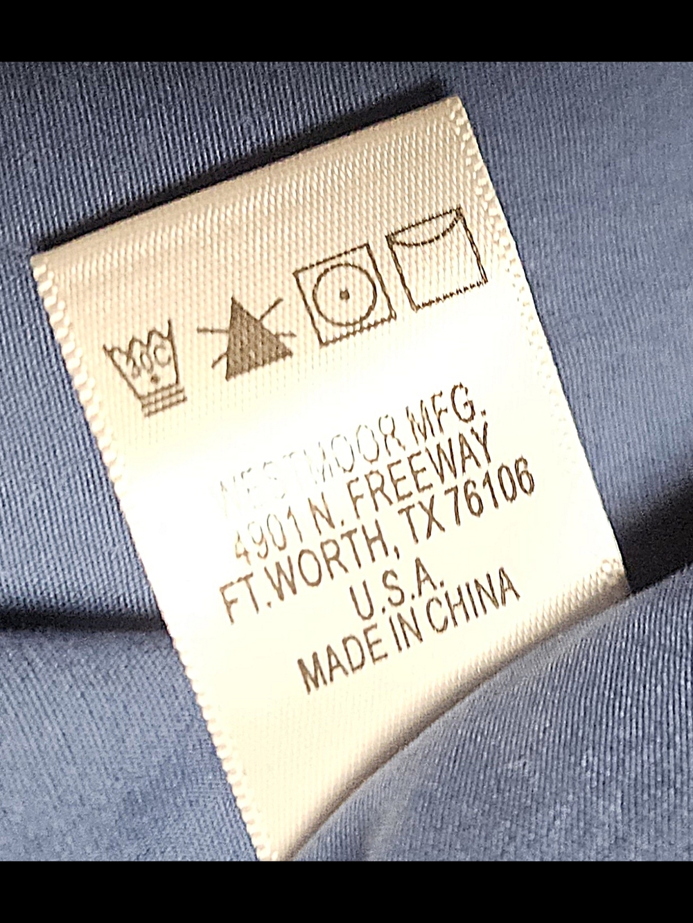 Panhandle Rough Stock Women's M Blue Pearl Snap Western Collar Long Sleeve Shirt - Picture 6 of 7